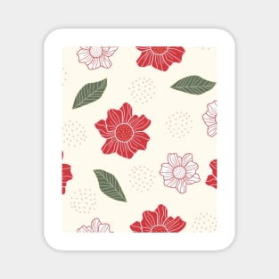 Floral Pattern Magnet