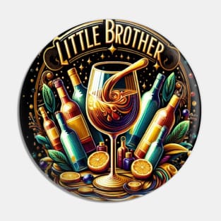 Little Brother Party Time Pin