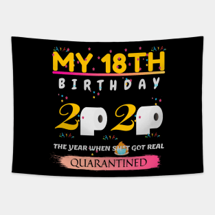 My 18th birthday 2020. The year when sh*t got real. Quarantined. Tapestry