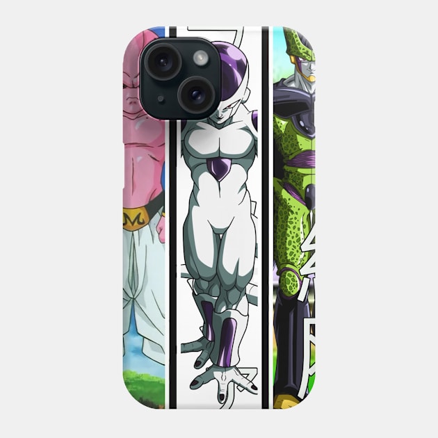 Dragonball z villains Phone Case by 10thstreet