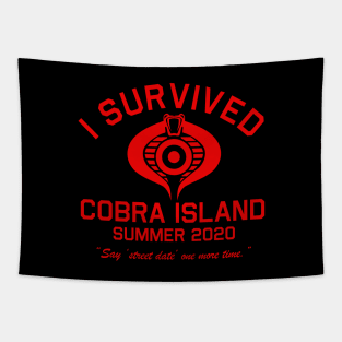 Cobra Island Survivor Tapestry