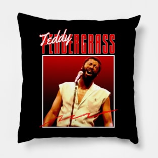 Teddy pendergrass///original retro Pillow