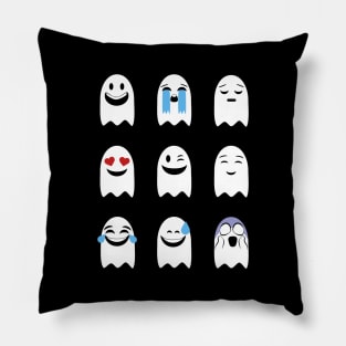 Ghosts Emoji Pillow