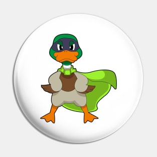 Duck Hero Cape Pin