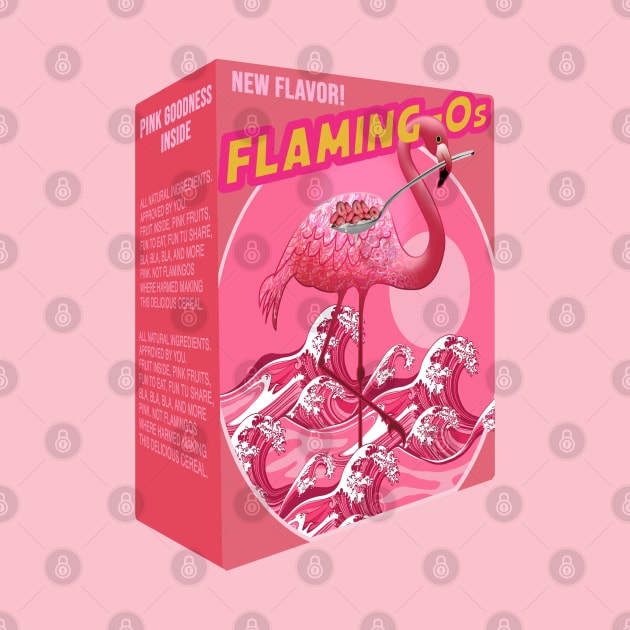 Flamingo Flaming Os by Brash Ideas
