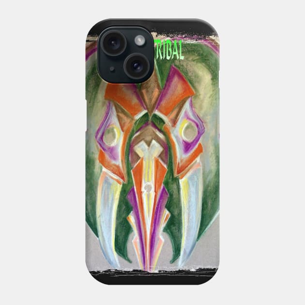 Alien Tribal 2 Phone Case by jmodern