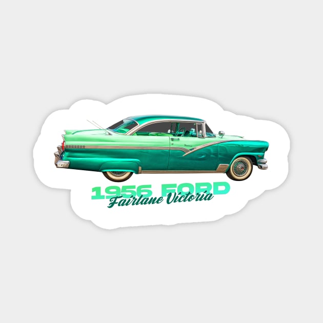 1956 Ford Fairlane Victoria Magnet by Gestalt Imagery