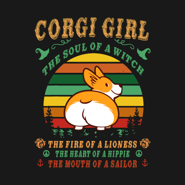 Corgi Girl - Witch - Lioness - Hippie - Sailor (81) by Drakes