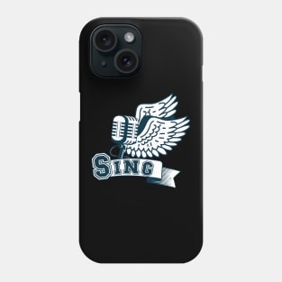 Sing Vintage Microphone Karaoke Singer Phone Case