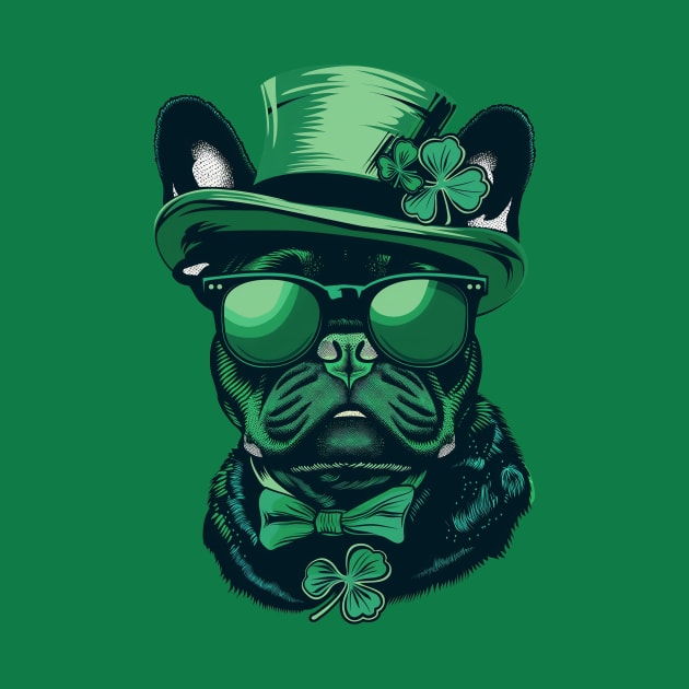 leprechaun Frenchie Dog by Wintrly