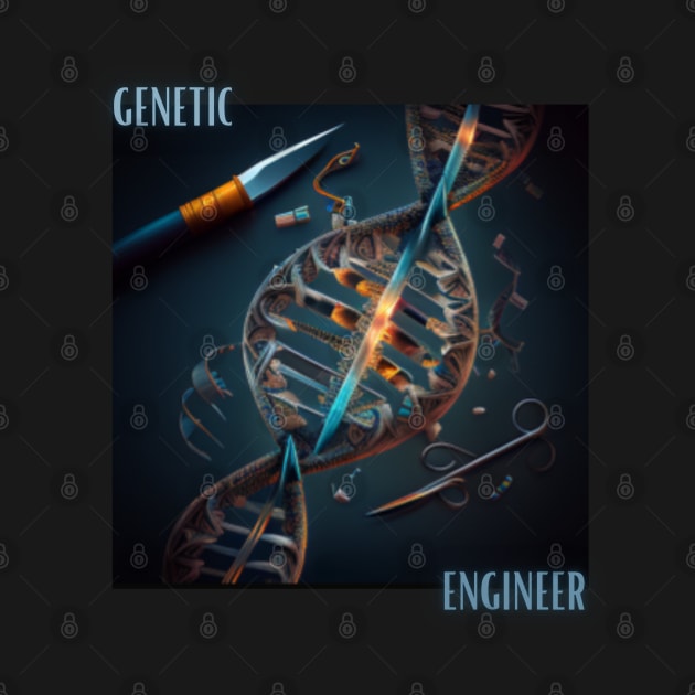 gene editing, genetic engineer, gift present idea by Pattyld