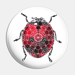 Ladybird ladybug Pattern Pin