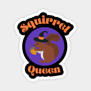 Spooky Squirrel Queen Magnet