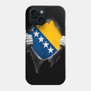 Bosnia Flag Bosnian Roots DNA Pride Gift Phone Case