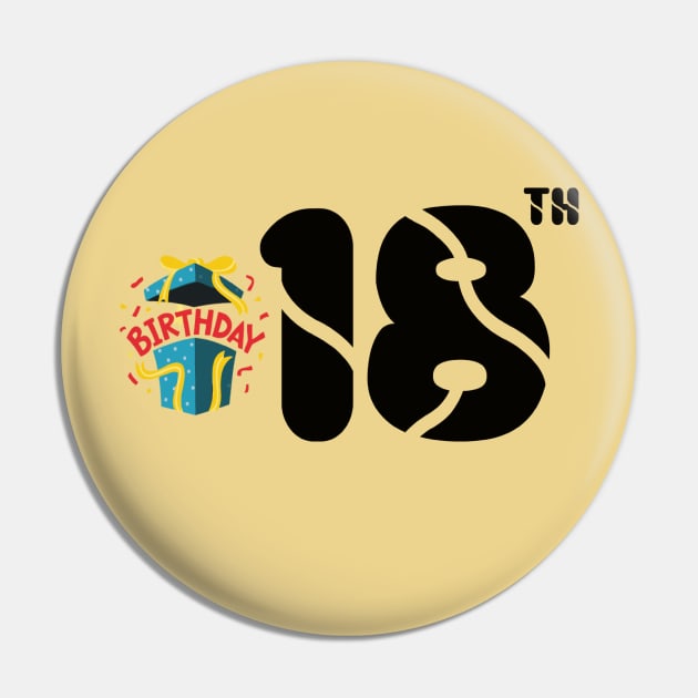 happy birthday 18th Pin by kiwodesign