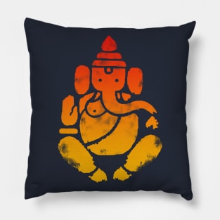 Ganesha Gradient Print Pillow