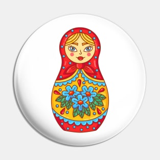 Russian doll Pin