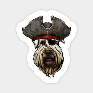 Soft Coated Wheaten Terrier Pirate Magnet