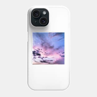 pink and blue sky Phone Case