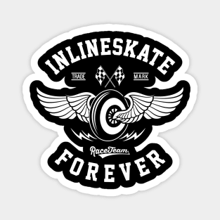 Inlineskate Forever Magnet