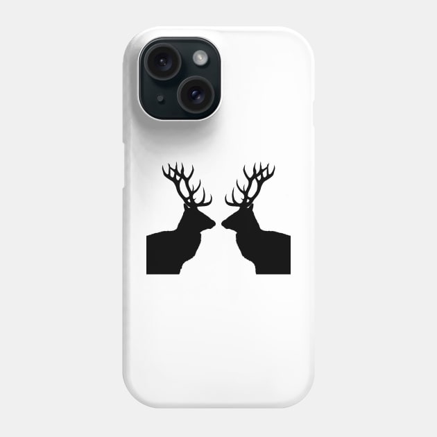 Stag Silhouette Phone Case by Simon-dell