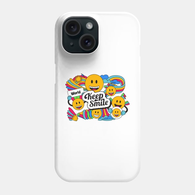 World smile day Phone Case by Edimas Creative