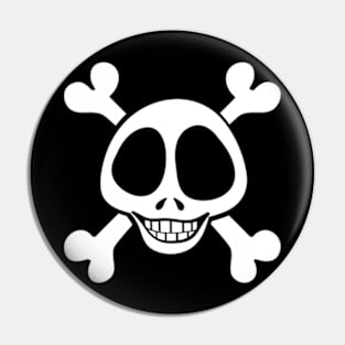 Pirate Skull Design - Smiling Death Pin