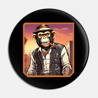 Monkey mafia Pin