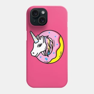 unicorn donnut Phone Case