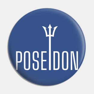 Poseidon Greek Mythology Pin