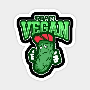 Team Vegan Magnet