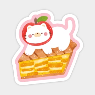 Apple Pie Kitty Magnet