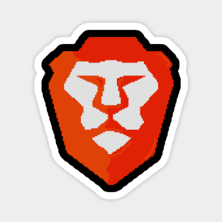 Brave Pixel Magnet
