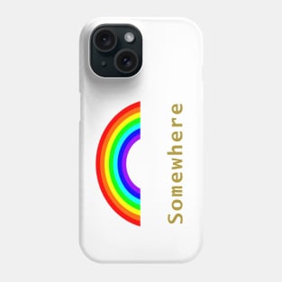 Small Rainbow Somewhere Phone Case