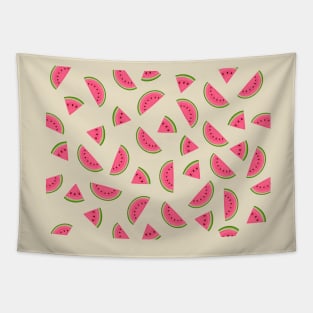 Pink Watermelon Pattern Tapestry