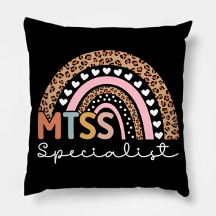 MTSS Specialist Cool MTSS Team Academic Support Teacher Pillow