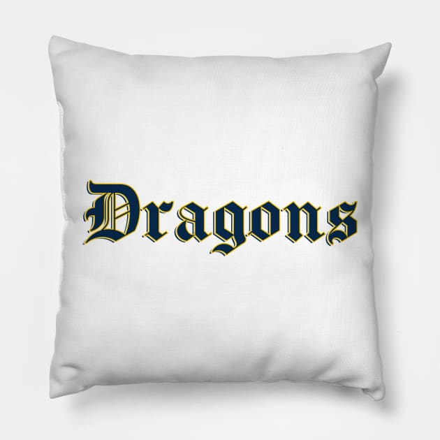 Drexel Dragons Sticker Pillow by AashviPatel