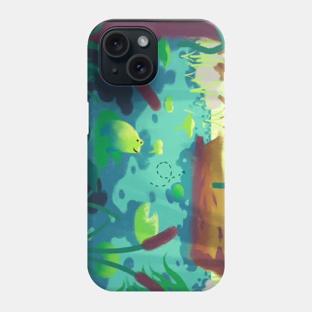 Frog Pond Phone Case by Leo