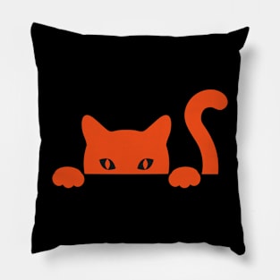 Red Cat Pillow