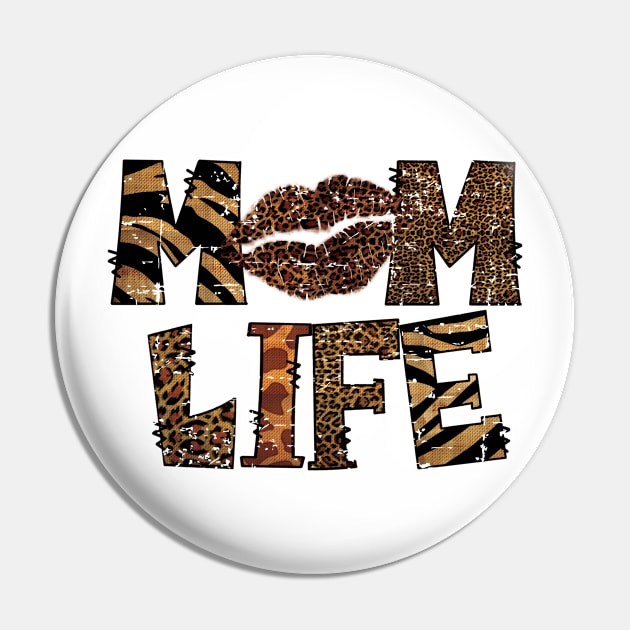 Mom Life Leopard Pin by Samphelinshop