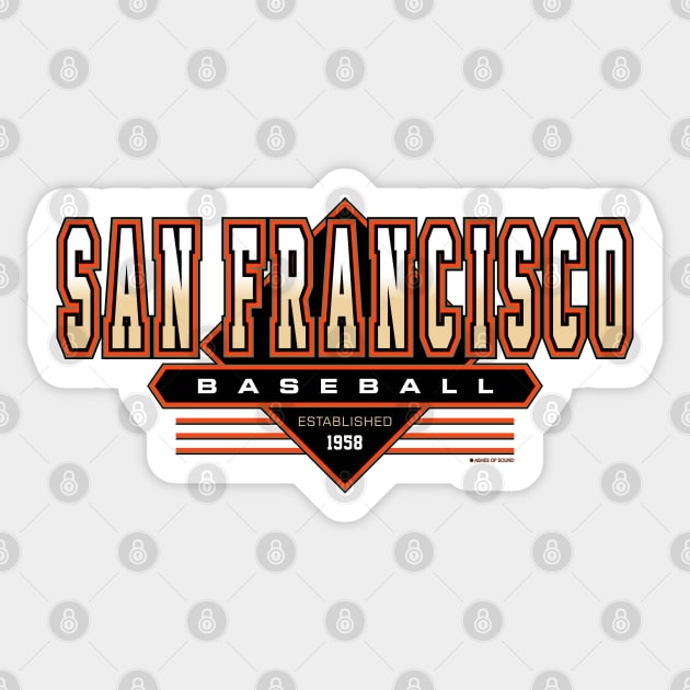 San Francisco, SF Baseball Retro, Vintage Giants Inspired 90s Throwback