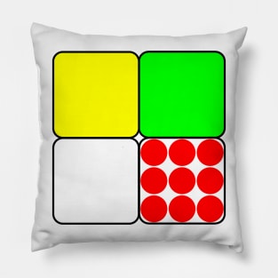 The Bicycle Race Jerseys 3 Yellow Repost Pillow