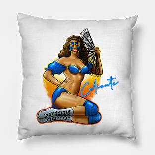 Lucha chica muy caliente Pillow