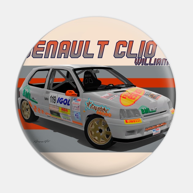 Renault Clio Williams Pin by PjesusArt