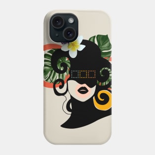 Abstract Woman with Mask Phone Case
