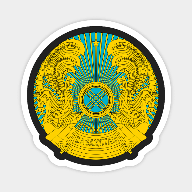 Emblem of Kazakhstan Magnet by Flags of the World