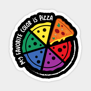 my favorite color is pizza Magnet