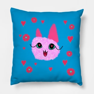 Fuzzy Cats Valentine Pillow