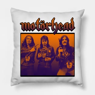 Motorhead Gradient Orange Pillow