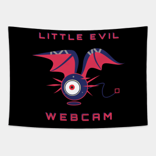 Little Evil Webcam Tapestry